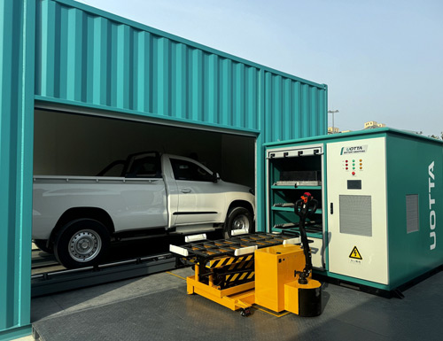 UOTTA unveils its Universal Battery Swap Station, streamlining energy solutions with cutting-edge technology